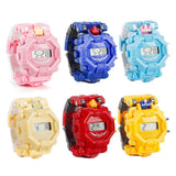 2 IN 1 TRANSFORMING ROBOT TOY WATCH