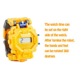 2 IN 1 TRANSFORMING ROBOT TOY WATCH